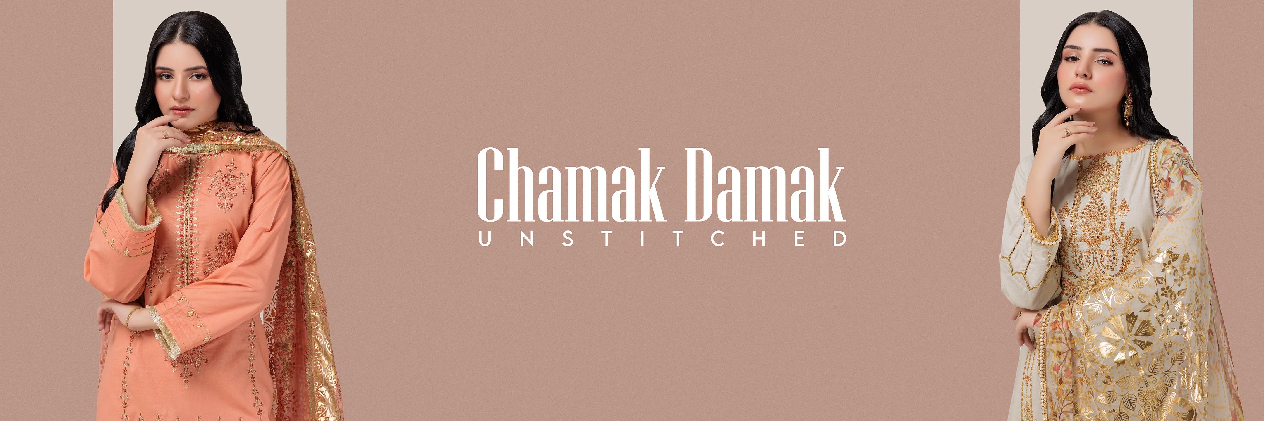 UNSTITCHED | COLLECTION | Chamak Damak '24