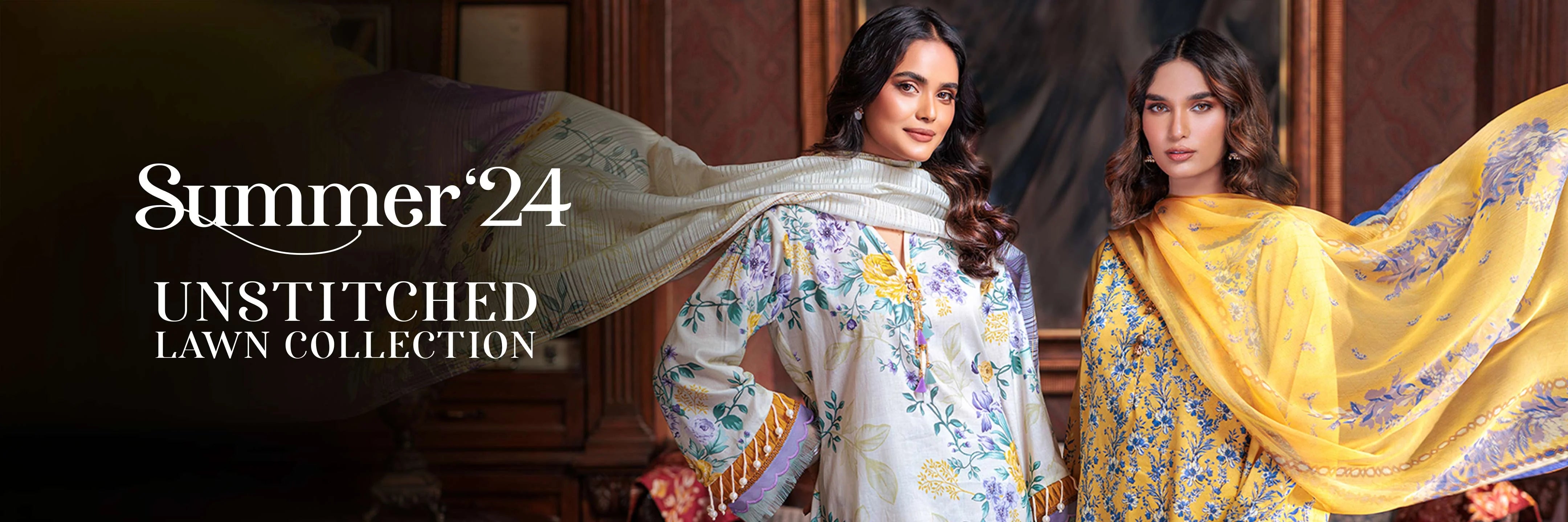 UNSTITCHED | COLLECTION | RONAQ Collection'24