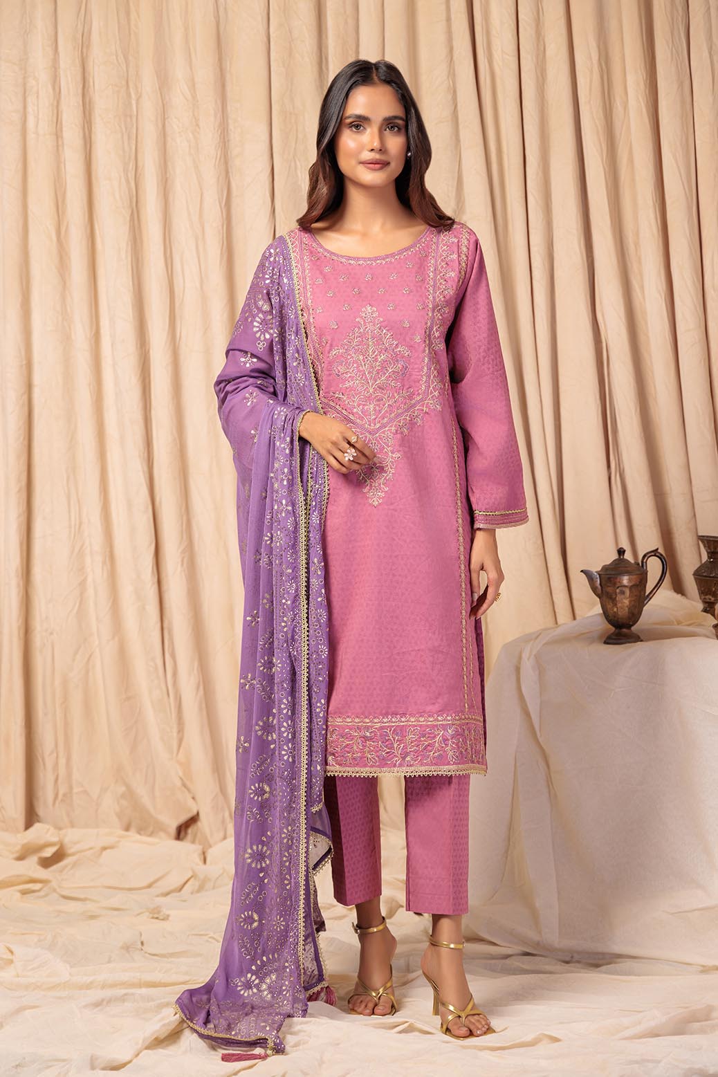 L-PURPLE-JACQUARD-3 PIECE (SS5243P32)