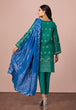 TEAL-JACQUARD-3 PIECE (HBN233P38B)