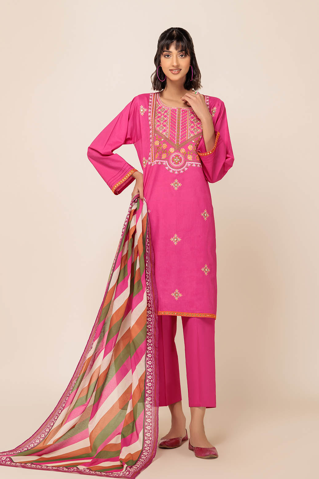 ETHNIC GALORE - 3 PC (2S24E3P095)