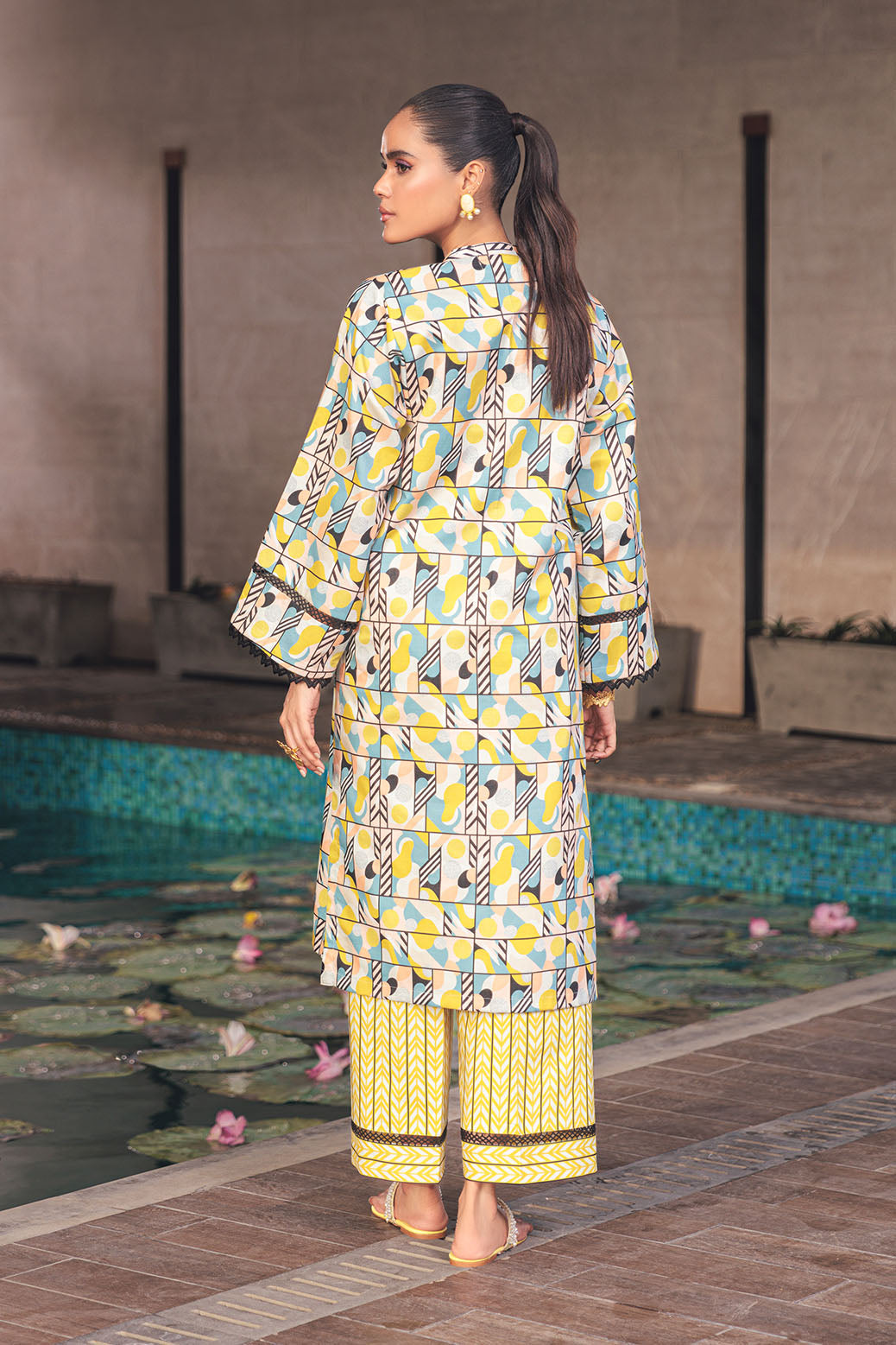 YELLOW-LAWN-2 PIECE (BPS1242P16)