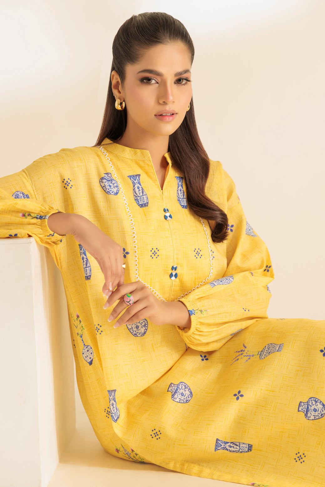 YELLOW-LAWN-2 PIECE (1S24B2P213)