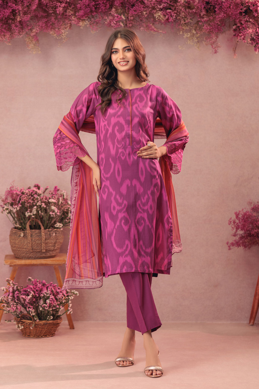 PINK-LAWN-3 PIECE (1S24B3P341)