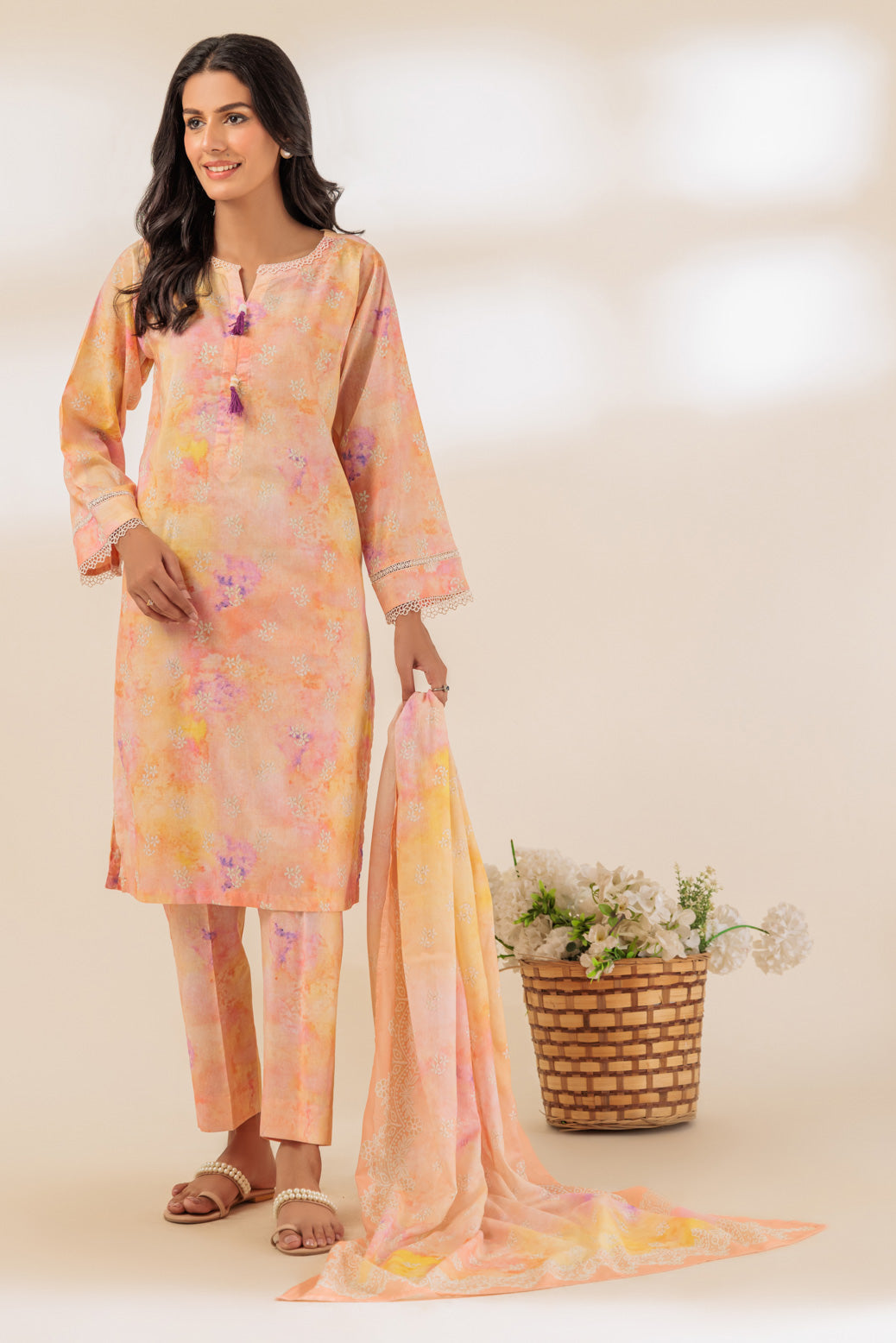 PINK-LAWN-3 PIECE (BPS1243P08)