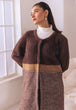 BROWN ROUND NECK FULL SLEEVES CARDIGAN SWEATER (24X-077-66)