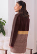 BROWN ROUND NECK FULL SLEEVES CARDIGAN SWEATER (24X-077-66)