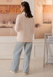 L-PINK-FULL SLEEVE V-NECK-CARDIGAN SWEATER (24X-169-66)