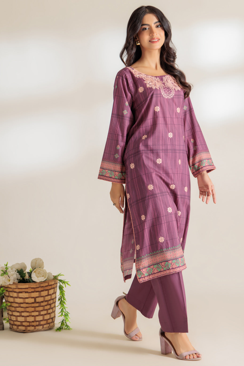 MAROON-LAWN-2 PIECE (2S24B2P221)