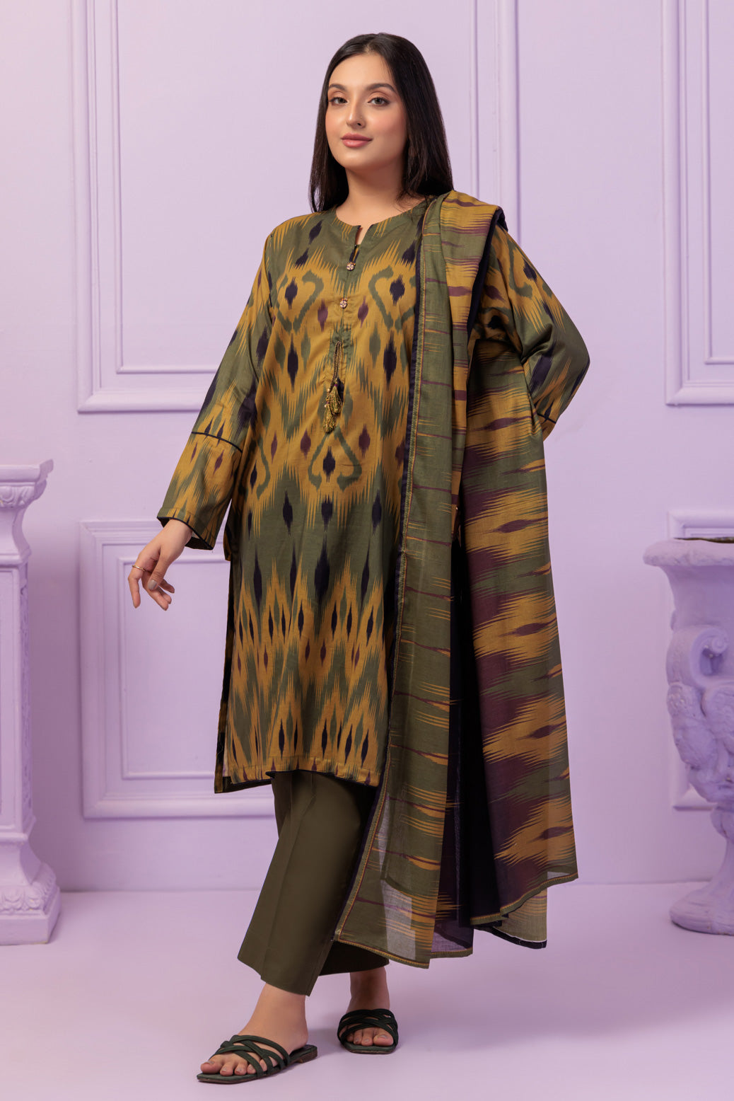 OLIVE-LAWN-3 PIECE (2S24B3P420)