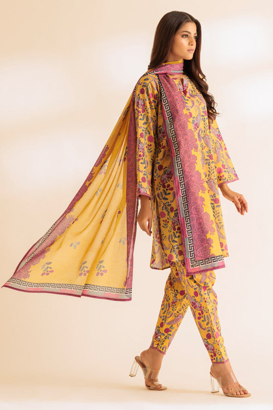 YELLOW-LAWN-3 PIECE (6S24B3P036)