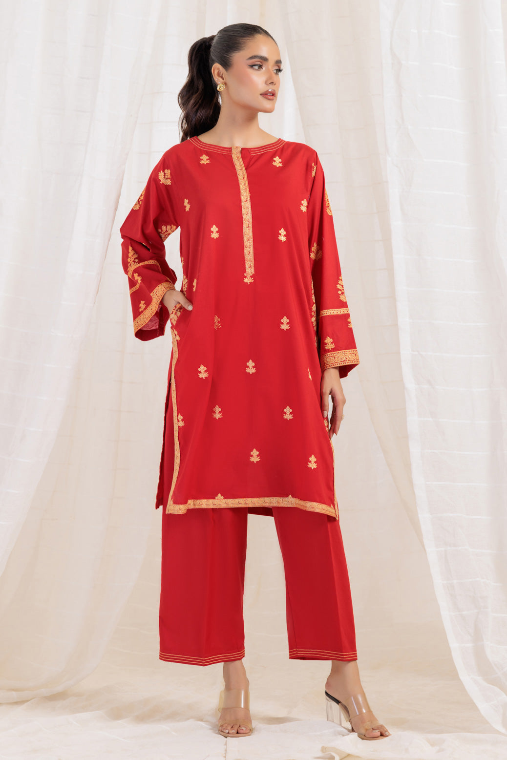 RED-CAMBRIC-2 PIECE (6S24C2P029)