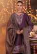 PURPLE-RAW SILK-3 PIECE (6S24C3P187)