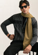 BLACK-TURTLE NECK ZIPPER FULL SLEEVES SWEATER (908-15)