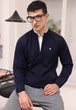 DN-BLUE-TURTLE NECK ZIPPER FULL SLEEVES SWEATER (921-15)