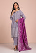 GRAY-JACQUARD-3 PIECE (ABN233P17A)