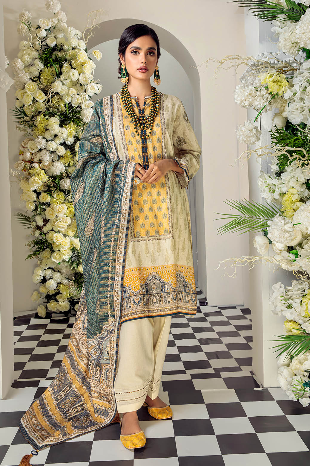 BEIGE-LAWN-3 PIECE (ARNS223P05)