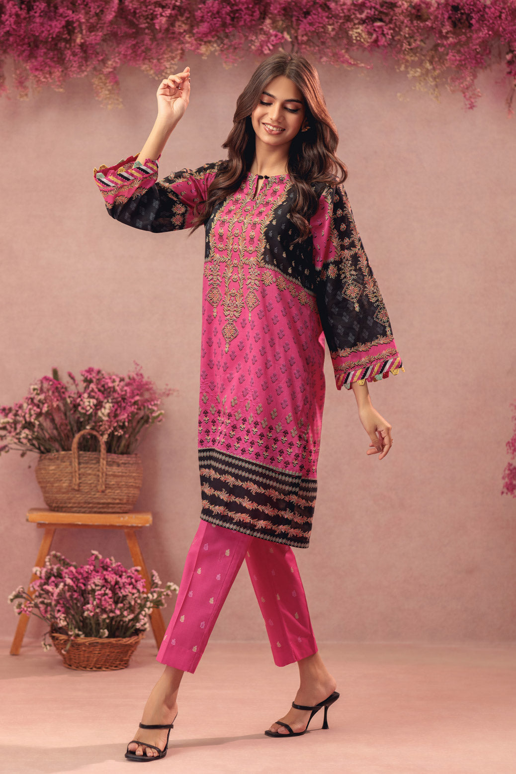 PINK-LAWN-2 PIECE (BPS1242P05)