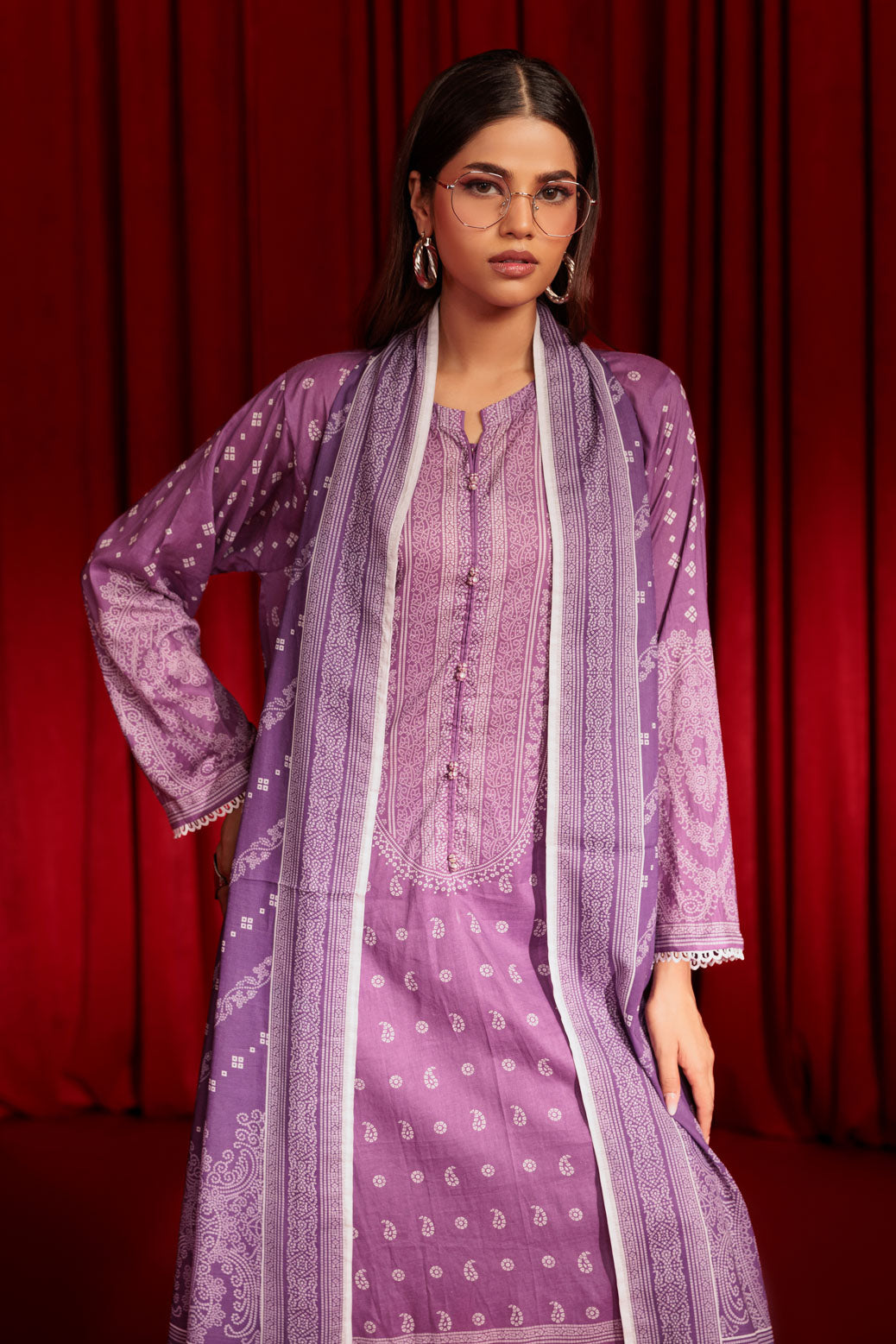 PURPLE-LAWN-3 PIECE (BPS2243P15)