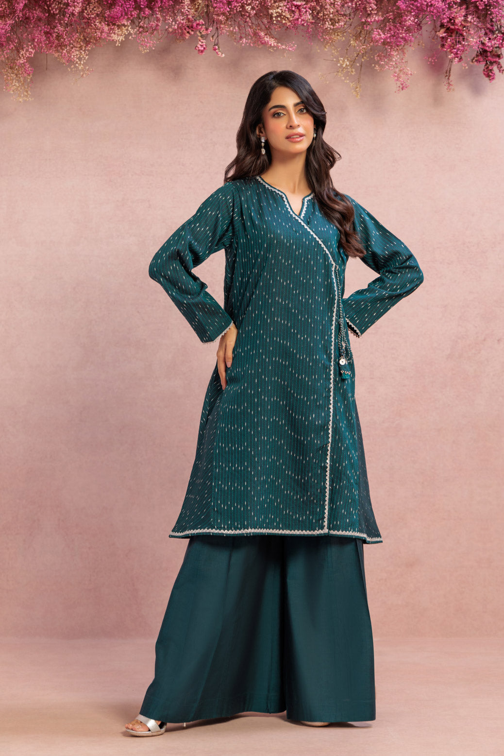 TEAL-DYED-2 PIECE (BPS6242P02)