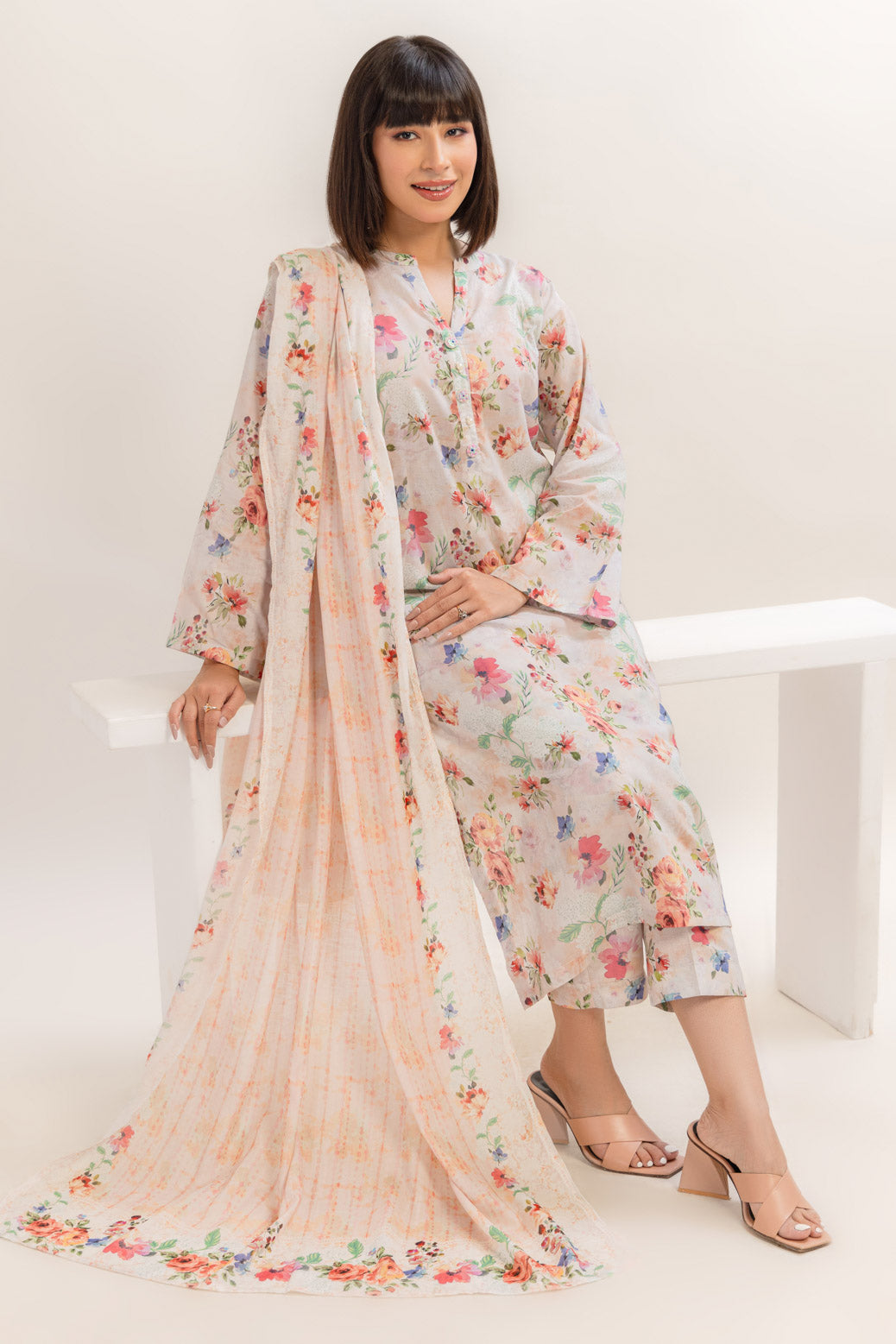 PINK-LAWN-3 PIECE (BPS6243P24)