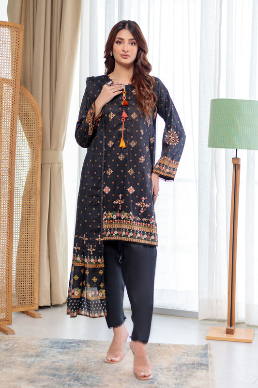 BLACK-LAWN-3 PIECE (BPS6243P25)