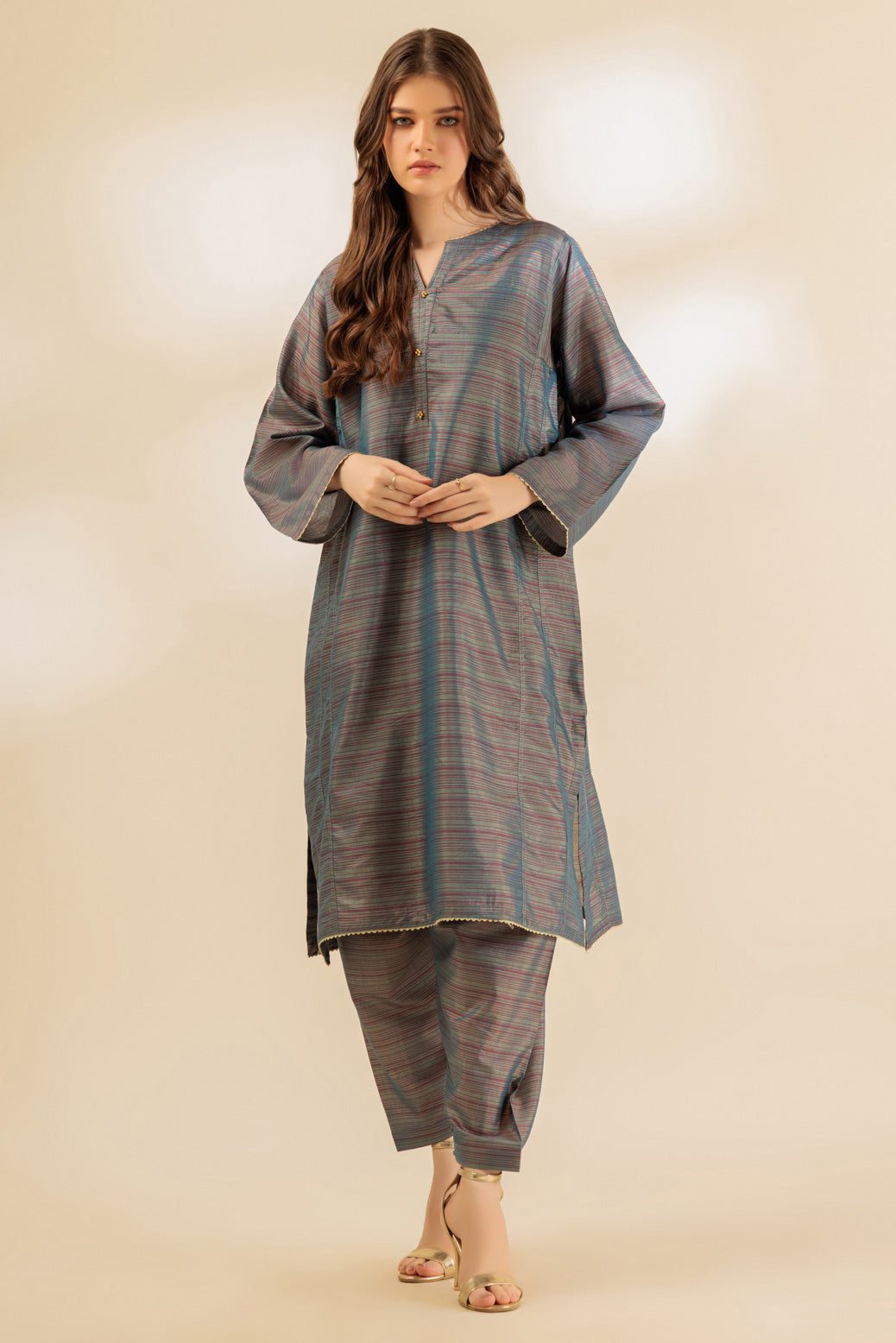 GREY-MEHSURI-2 PIECE (BS2242P03)