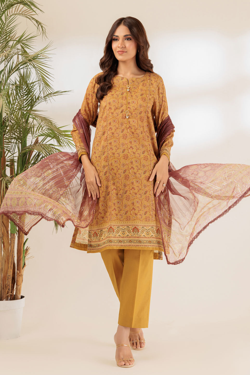 BROWN-LAWN-3 PIECE (BS2243P01)