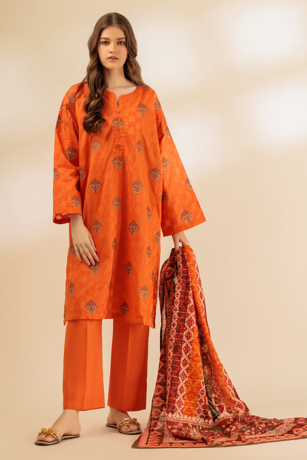 ORANGE-DYED-3 PIECE (BS2243P05)