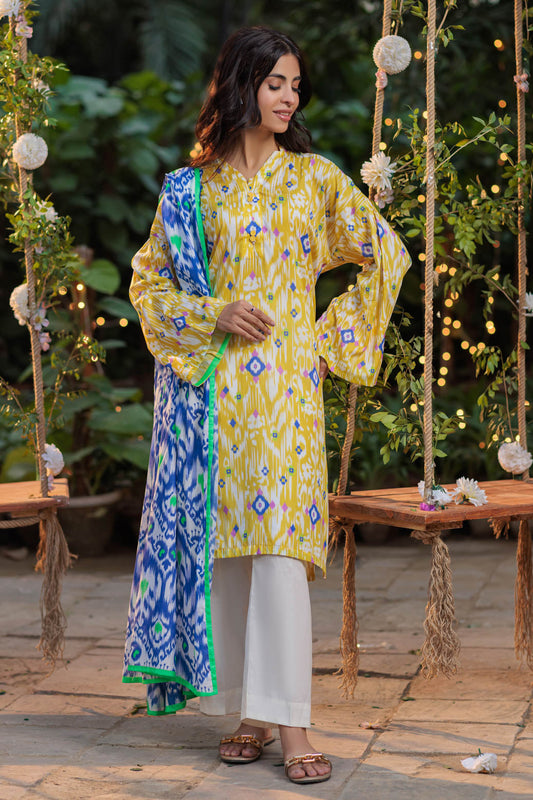 YELLOW-LAWN-3 PIECE (BS2243P13)