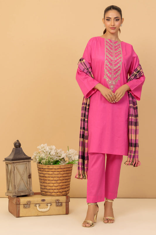 PINK-CAMBRIC-3 PIECE (BS2243P18)