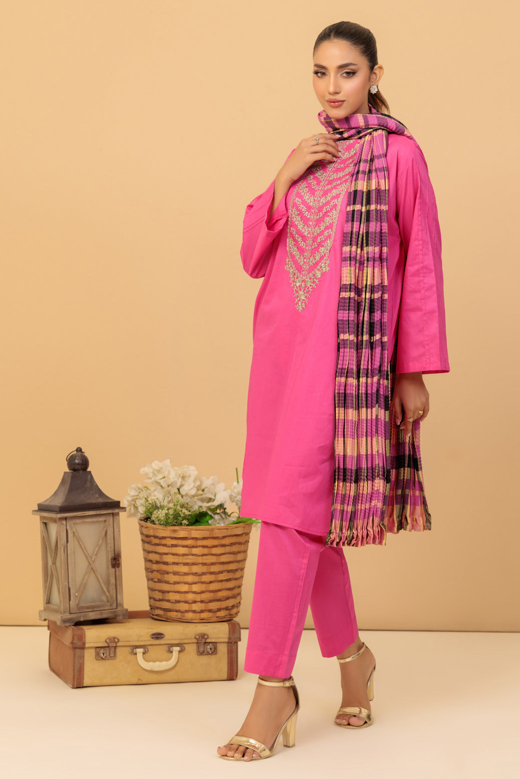 PINK-CAMBRIC-3 PIECE (BS2243P18)