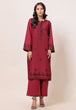 MAROON-CAMBRIC-2 PIECE (BS6242P10)