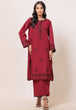 MAROON-CAMBRIC-2 PIECE (BS6242P10)