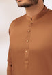 BUFF-COTTON DOBBY-SHALWAR SUIT - (GSBS24-016)