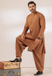 BUFF-COTTON DOBBY-SHALWAR SUIT - (GSBS24-016)