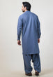 M-GREY-BLENDED-SHALWAR SUIT - (GSBW24-006)