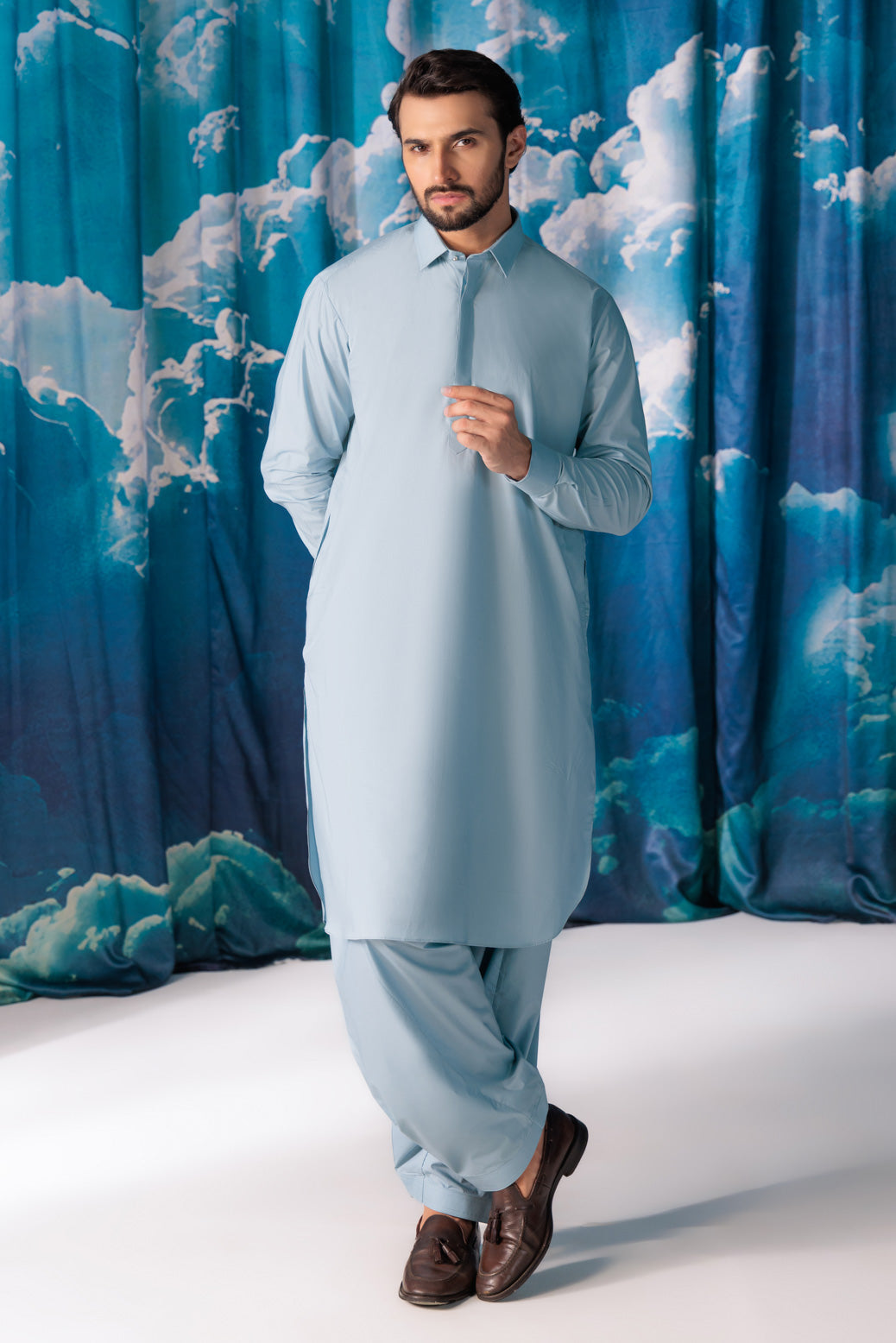 ICE BERG-COTTON-SHALWAR SUIT  - (GSSW24-007)