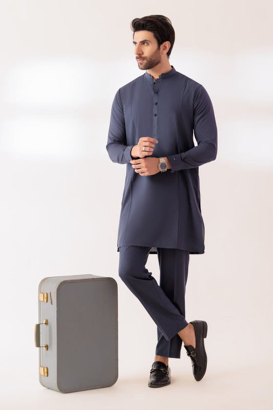 IRON-BLENDED-KURTA TROUSER - (KSR24-004)