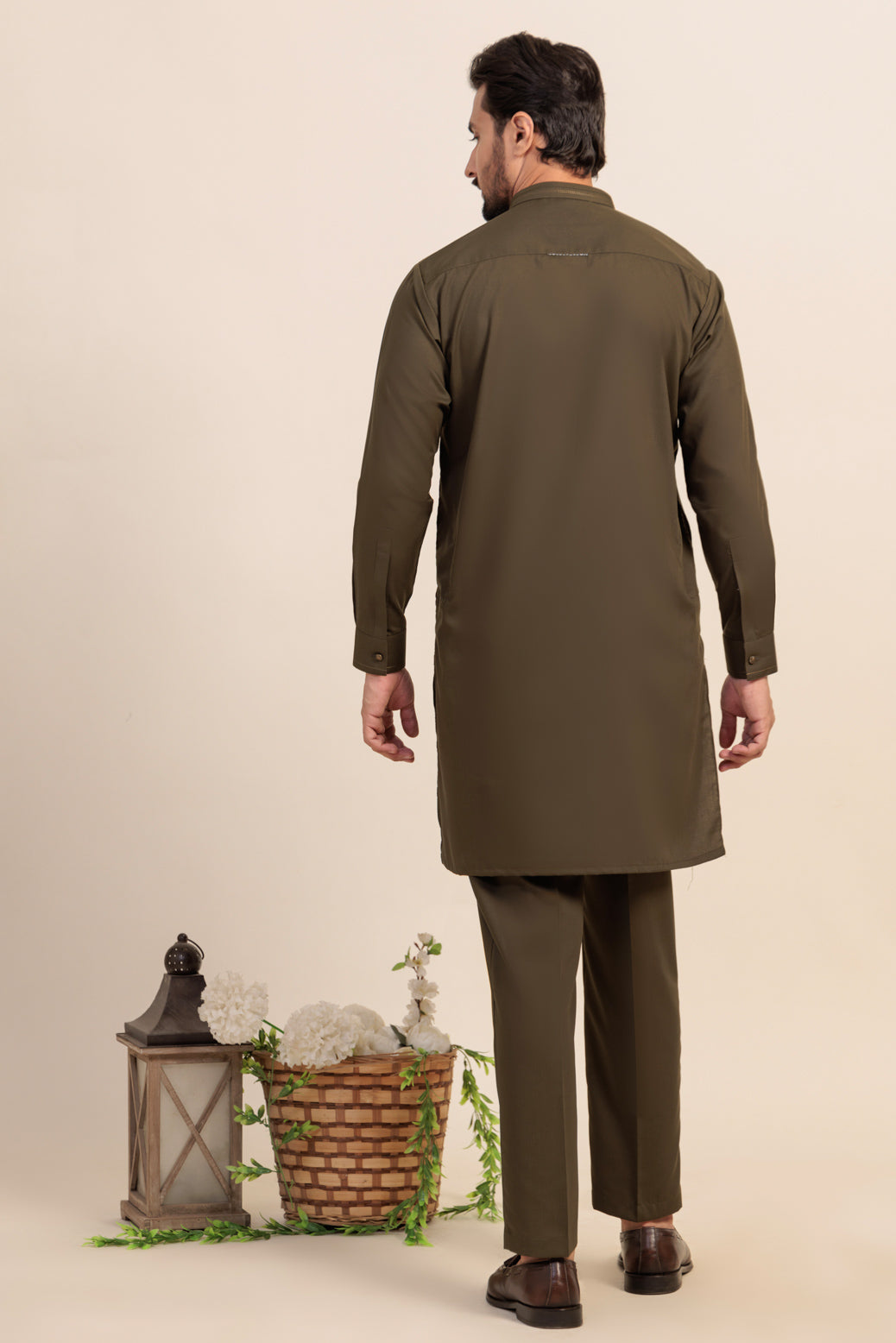 G-TEA-BLENDED-KURTA TROUSER - (KSR24-008)