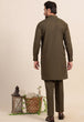 G-TEA-BLENDED-KURTA TROUSER - (KSR24-008)