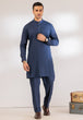 N-BLUE-COTTON-KURTA TROUSER - (KSR24-016)