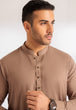 ALMOND-BLENDED-KURTA TROUSER - (KSR24-020)