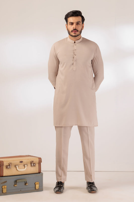 FEATHER-BLENDED-KURTA TROUSER - (KSR24-027)