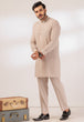 FEATHER-BLENDED-KURTA TROUSER - (KSR24-027)