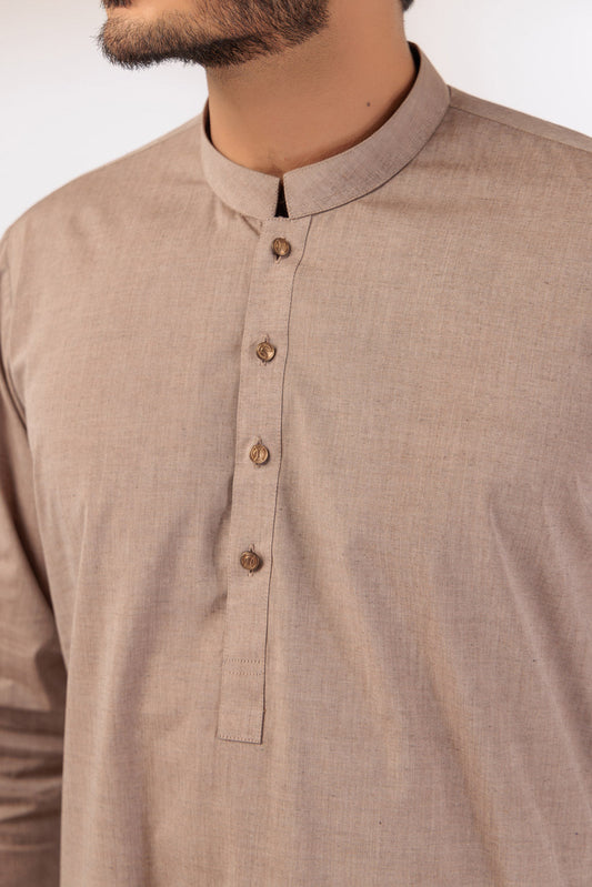 HAZEL-YARN DYED-KURTA SHALWAR - (KSRR24-014)