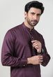 GRAPE-COTTON-KURTA SHALWAR - (KSRR24-016)