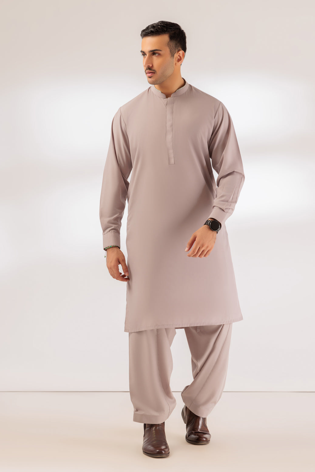 E-CLAY-BLENDED-KURTA SHALWAR - (KSRW24-010)