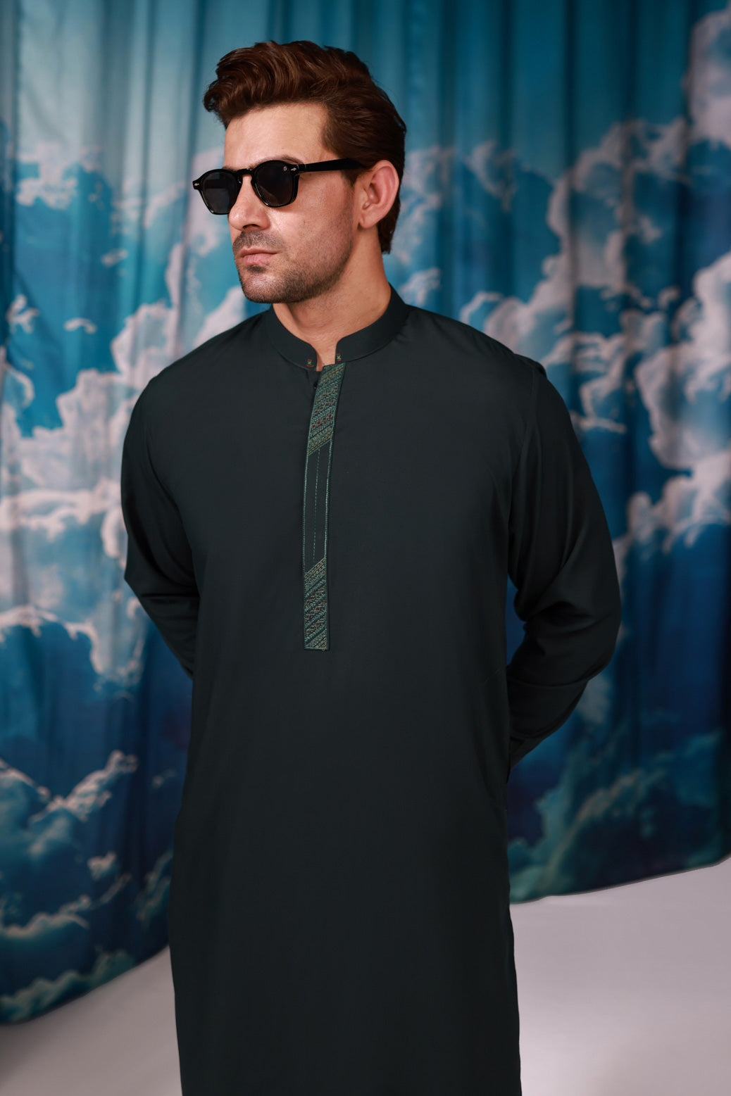 SALMANDR-BLENDED-KURTA SHALWAR - (KSRW24-015)