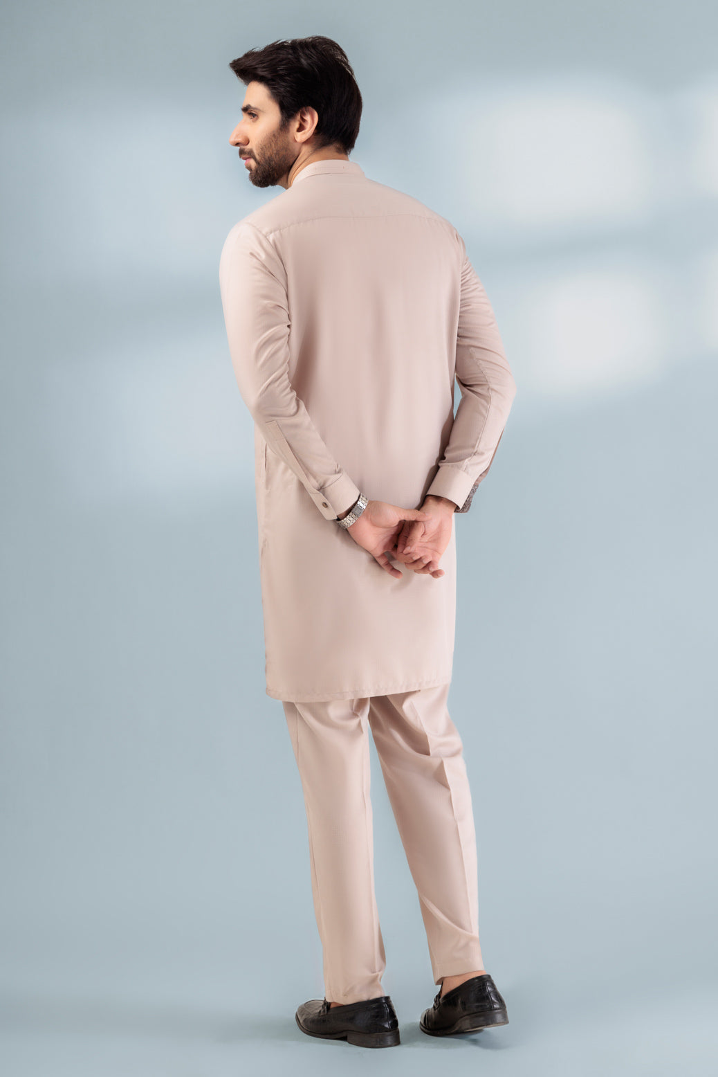 FEATHER-BLENDED-KURTA TROUSER - (KSS24-030)